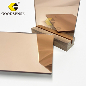 Hoja de espejo acrílico de oro rosa Goodsense cortada a medida