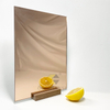 Hojas de espejo de acrílico lucita livianas Espejo de PMMA grueso Plexiglás reflectante Discos de metacrilato orgánicos seguros Azulejos Espejo China para grabado láser Goodsense Espejo de doble cara acrílico de oro rosa al por mayor