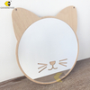 Goodsense-espejo decorativo de plástico acrílico con forma de gato, pegatina de pared con impresión irrompible personalizada, espejo acrílico decorativo