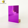 Goodsense Mica Let Idea Catch Shape PMMA Reflectante PMMA Espejo de plástico Color Baby Shower Señalización para bodas Diseñador Espejo irrompible Lucite Púrpura Espejo doble Distribuidor de tablero acrílico