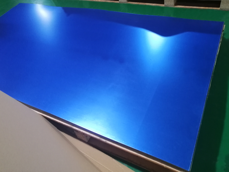 Paneles de perspex de alta claridad de forma azul personalizada al por mayor para exhibición y decoración